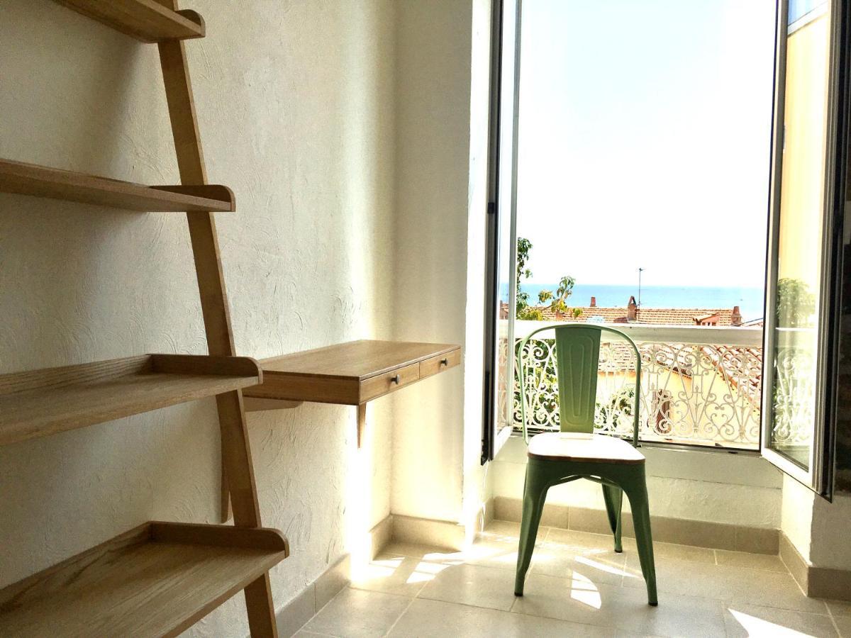 Bel Appartement Lumineux Joyeux Spacieux, Vue Mer Menton Exterior photo